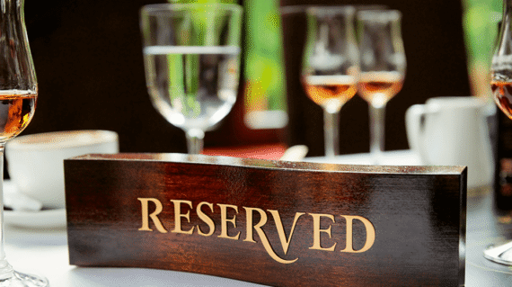 réservation de table