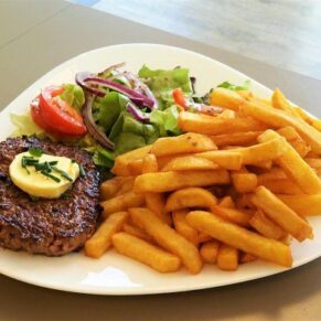 Assiette steak haché