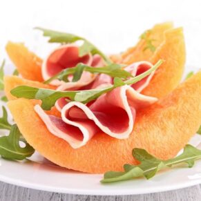 melon avec jambon