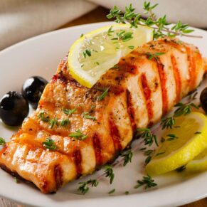 saumon grillé